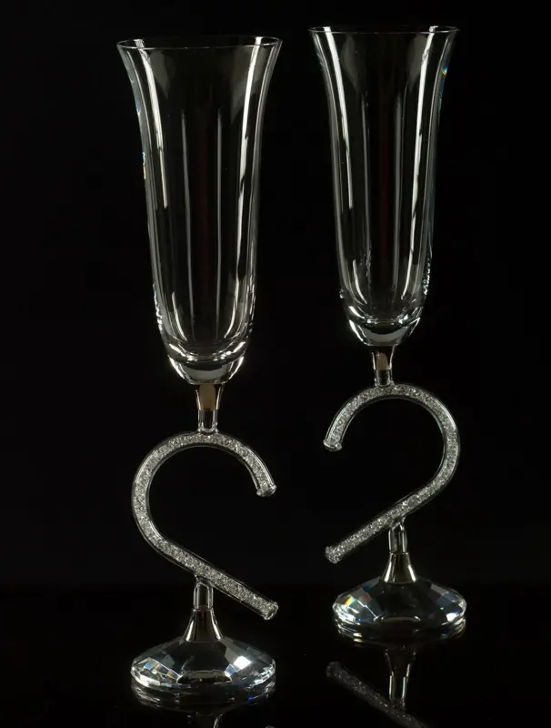 Copas de cristal para bodas - abiertas 2 tr.