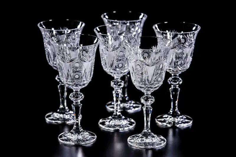 Copas de vino cortadas JKS007