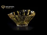 Cuenco de cristal amarillo BF6KG02220