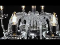 Lámpara de araña de cristal lisa  AL057