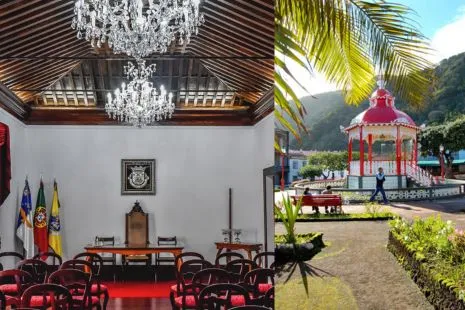 Lámparas checas decoran el ayuntamiento histórico de las Azores