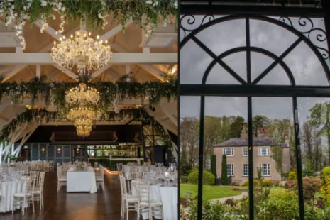 The Old Rectory: lámparas de cristal para bodas románticas en Irlanda