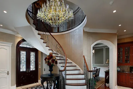 Iluminación de escaleras: una sinfonía de luz en el interior