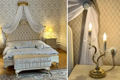 36 lámparas de cristal para un palacio cerca de Jičín (CZ)